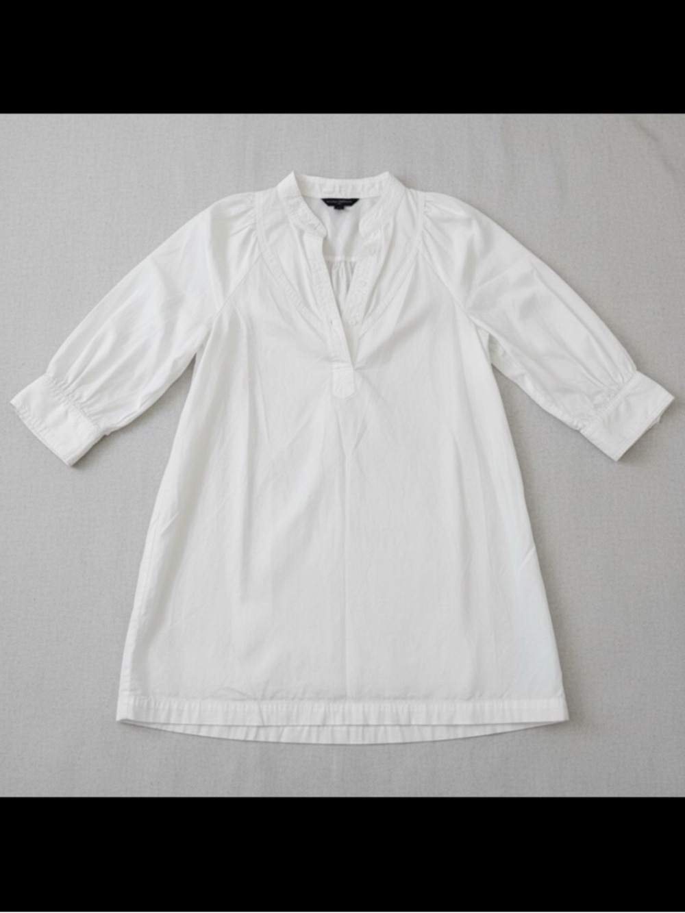 Banana Republic White Mini poplin Dress